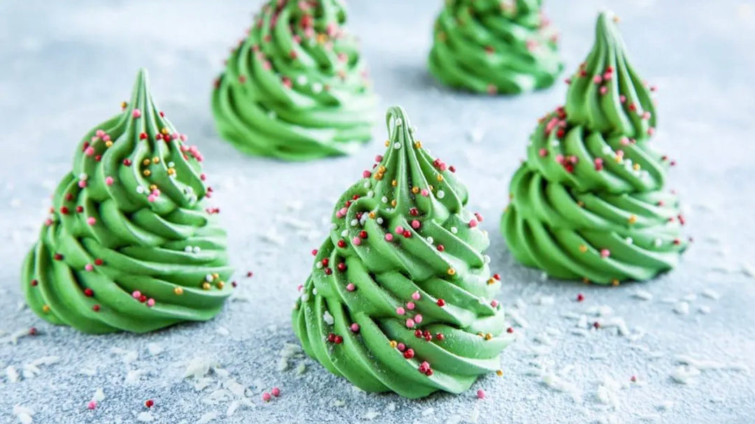 Recipe of Today: Meringue Christmas Tree Cookies
