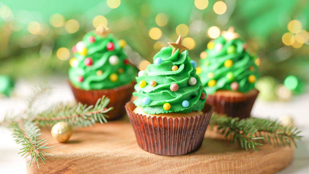Recipe of Today: Christmas Tree Cupcakes