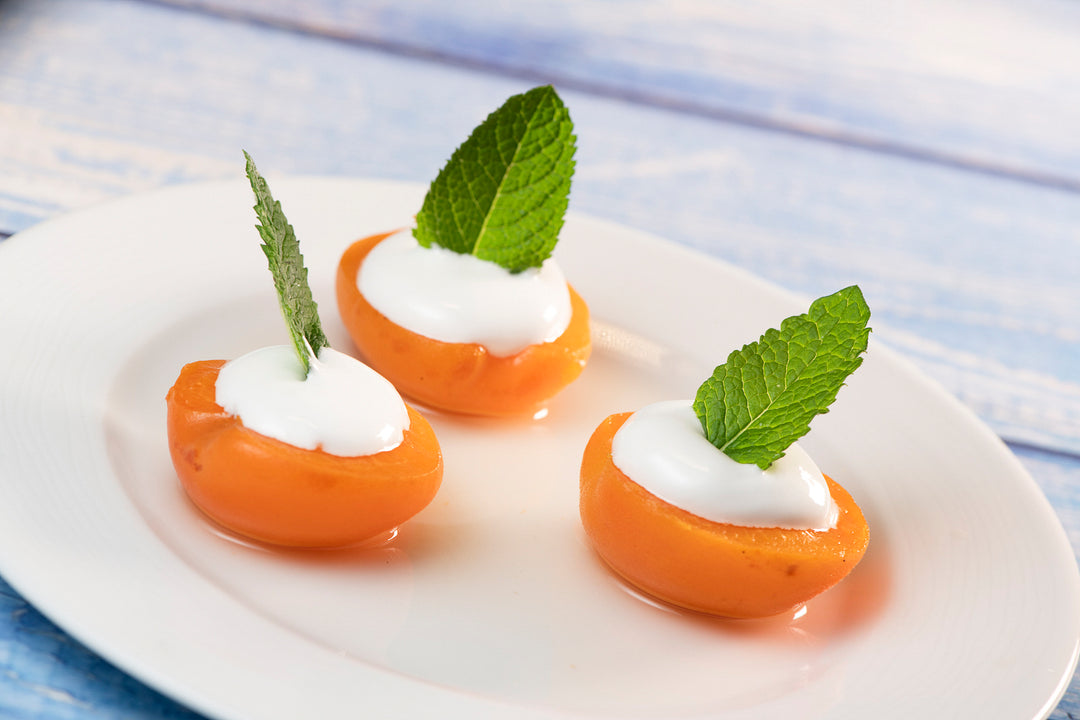 Recipe of Today: Peach with Meringue