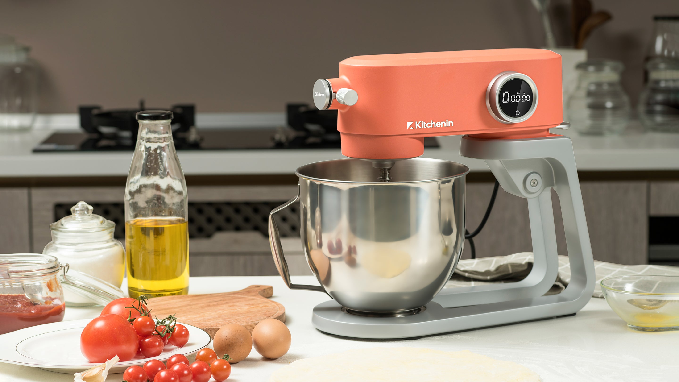 Kitchenin, Made for Kitchen Innovation! KM50 Tilt-Head Stand Mixer.